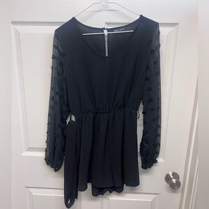 XS black romper from SHEIN